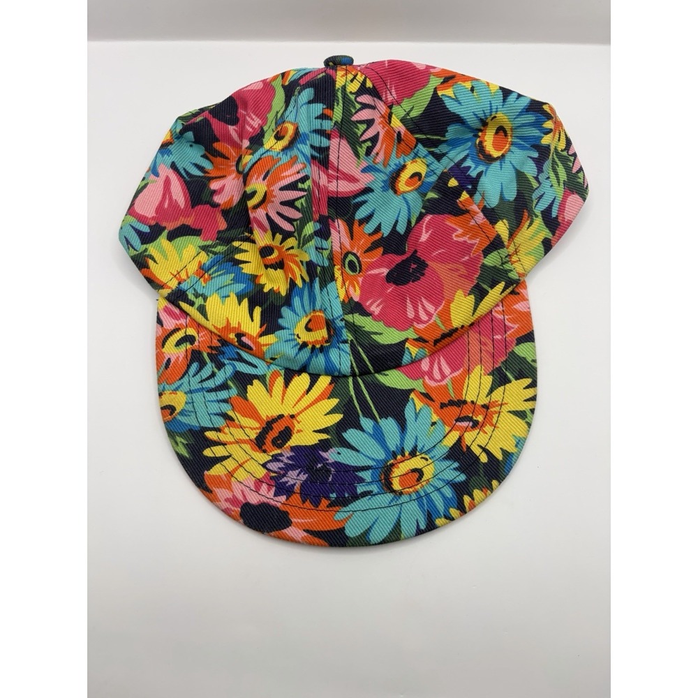 Vintage Limited Too Floral Baseball Cap Hat S/M Y2K 90s Colorful Flowers